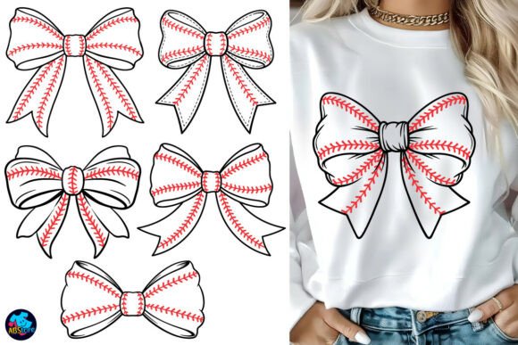 Download Baseball Bow SVG - Baseball bow Collection