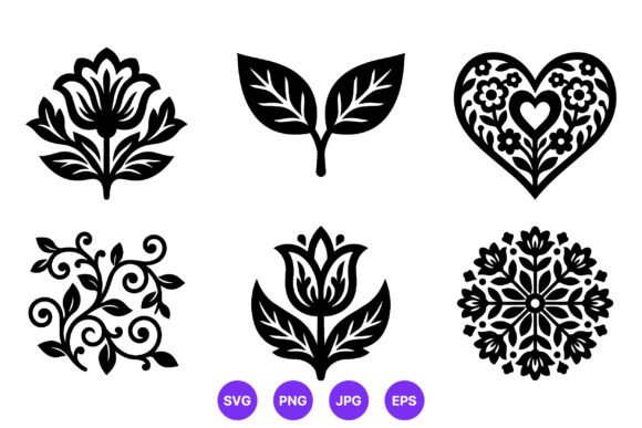 Download Floral Heart Leaf Vector - Premium Resources