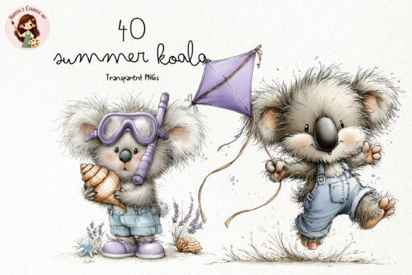 Download Cute Summer Koala PNG Clipart - Cute summer Collection