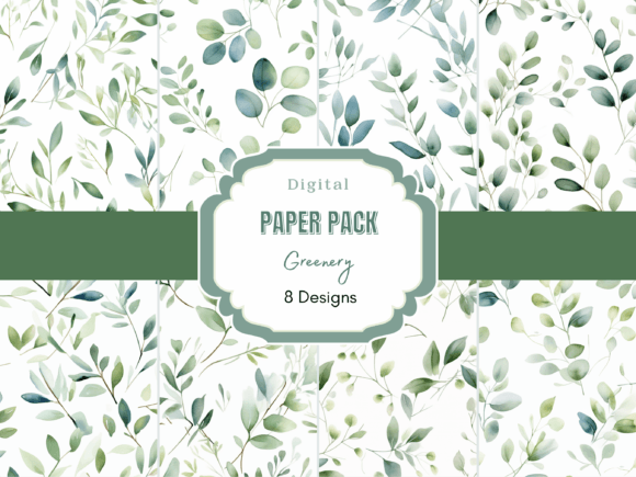 Download Eucalyptus and Olive Greenery Background - Greenery background Collection