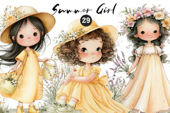 Download Cute Summer Girl PNG Clipart - Cute summer Collection