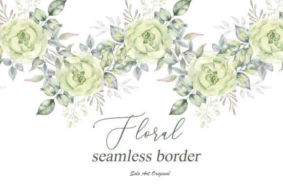 Download Floral Seamless Border Eucalyptus Banner - Premium Resources